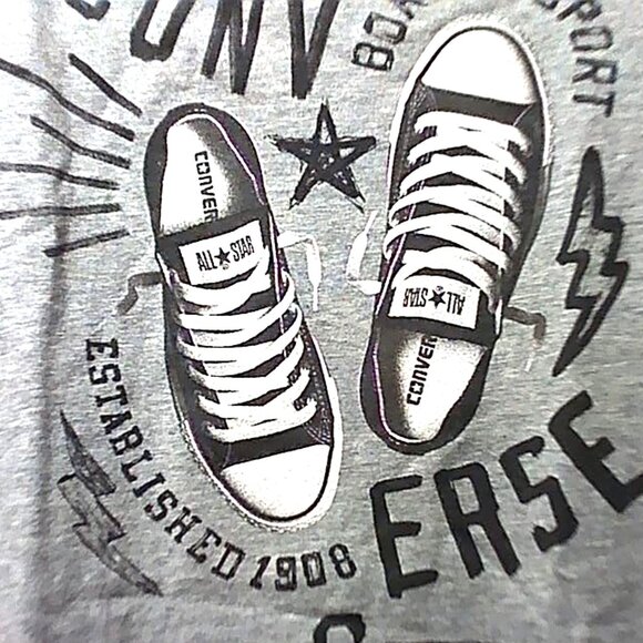 Boys Converse T-SHIRT SIZE XL - Picture 3 of 4